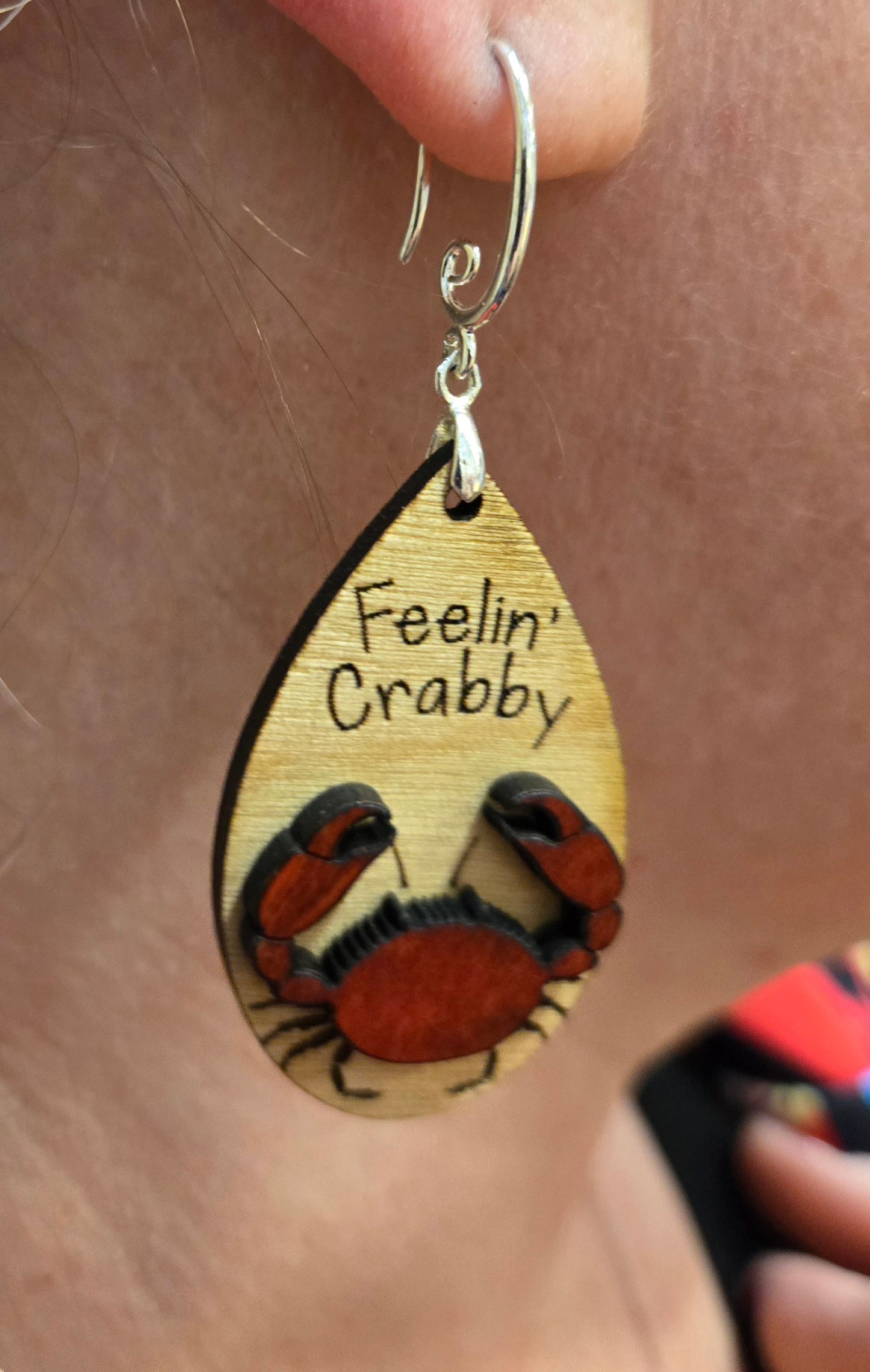 "Feelin' Crabby" Earrings