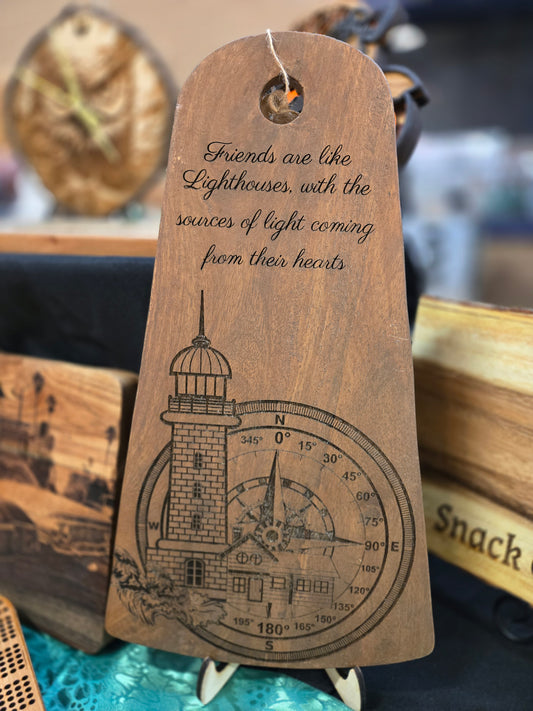 Lighthouse Friends Charcuterie Board/Wall hanging