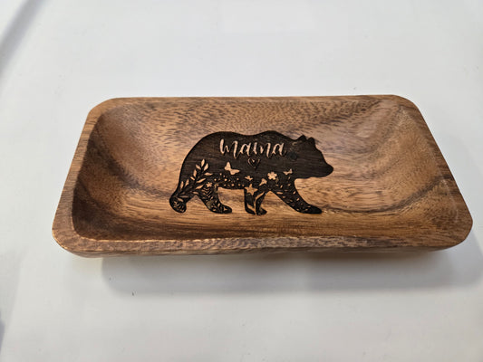 "Mama Bear" Key or Change Tray